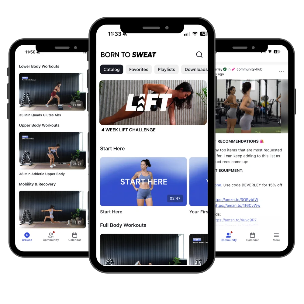 Born to Sweat app